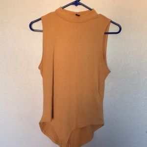 High neck bodysuit
